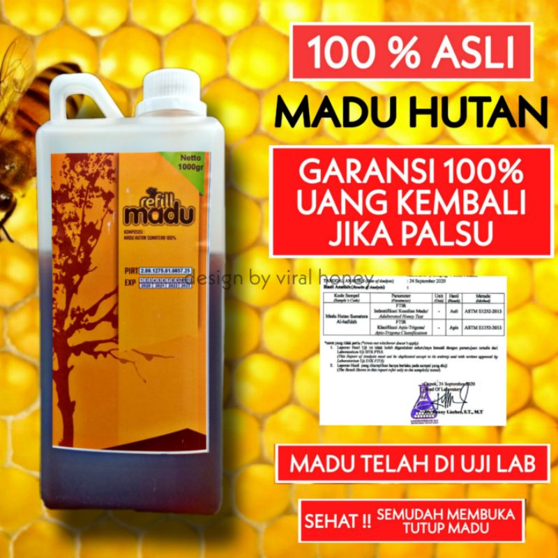 

Madu Odeng Asli - Madu Murni Super Refill Al Hafizh 1 Kg