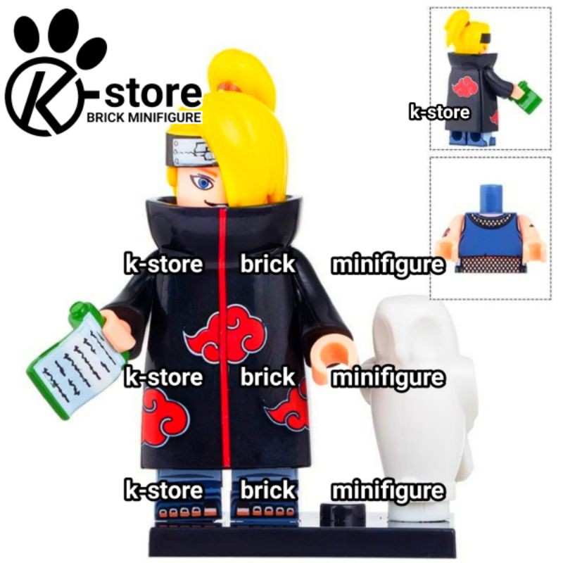 lego naruto deidara akatsuki minifigure