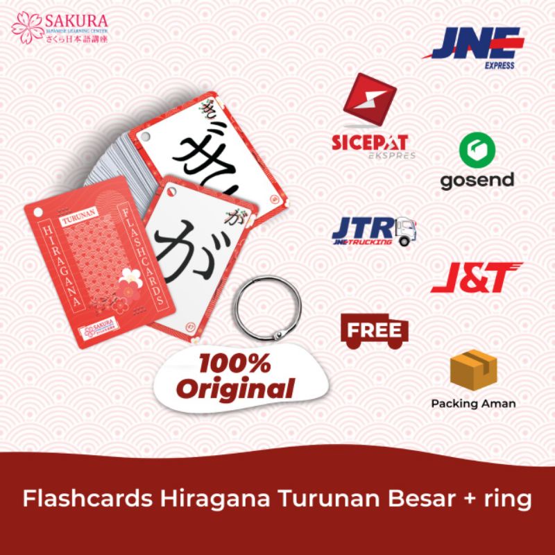 FLASH CARD HIRAGANA TURUNAN uk.besar