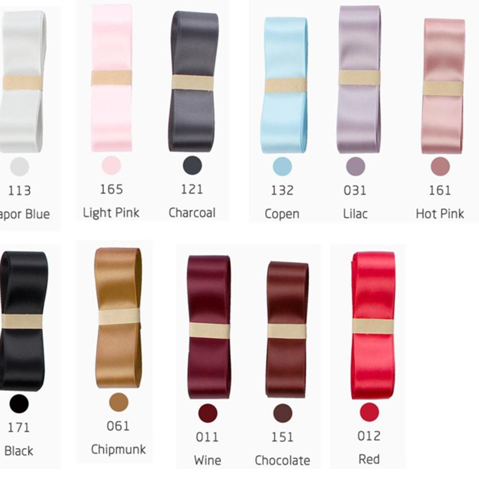 

Seda4ng Diskon$|Pita satin IMPORT (1" / 2,5 cm) Panjang 50 Meter |terbaru.,...,!