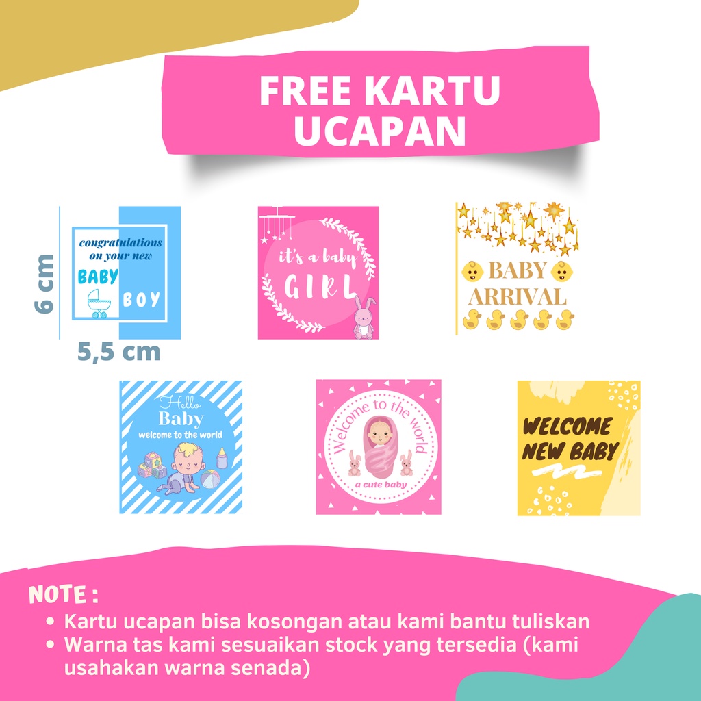 KADO BAYI PAKET D Perempuan Laki Laki Baru Lahir Lahiran Murah Babygift Newborn Baby Gift Set Box Hampers Girl Boy Unisex Parsel Parcel murmer Paket D