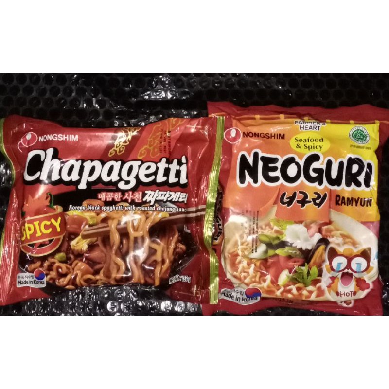 

Chapaguri, Chapaghetti Spicy + Neoguri Spicy From PARASITE. ASLI dari KOREA.