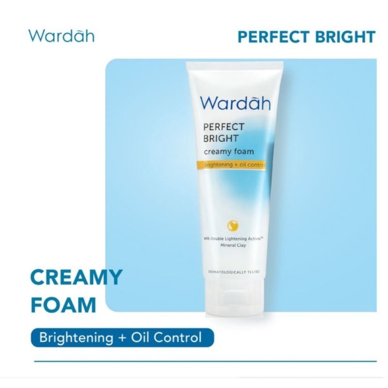 ☀️cahaya acc☀️wardah perfect bright foam brightening+oil control