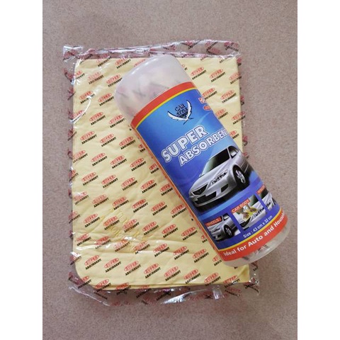 CANEBO JUMBO SUPER ABSORBENT / CHAMOIS JUMBO / KANEBO JUMBO / KAIN LAP MOTOR MOBIL KACA