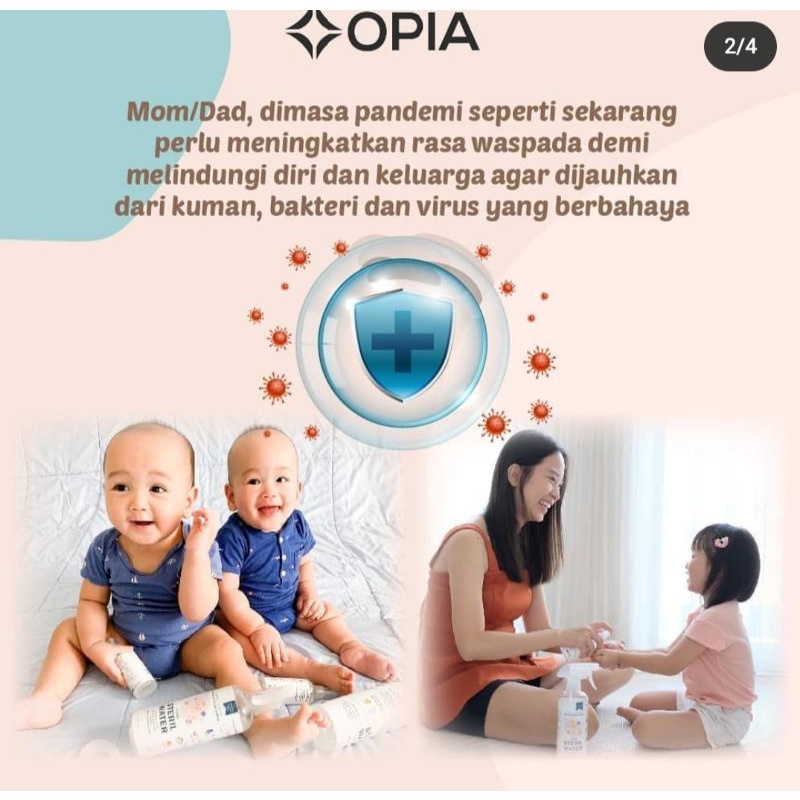 Opia Steril Water dan Sanitizer 100ml 475ml, Steril Water Opia