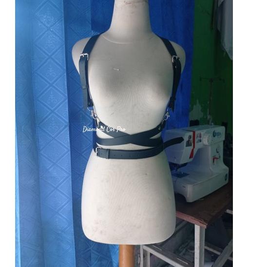 Siap Kirim.. (BB01) Body Belt Harness Fashion Harajuku Korean Japanese Style KPOP Idol Fashion