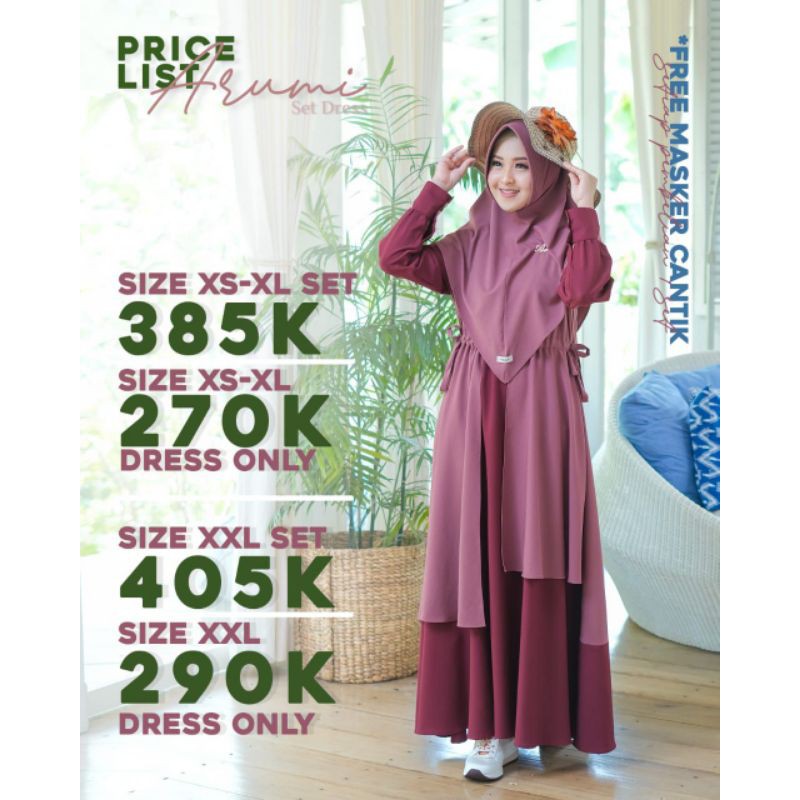 arumi dress by aden hijab