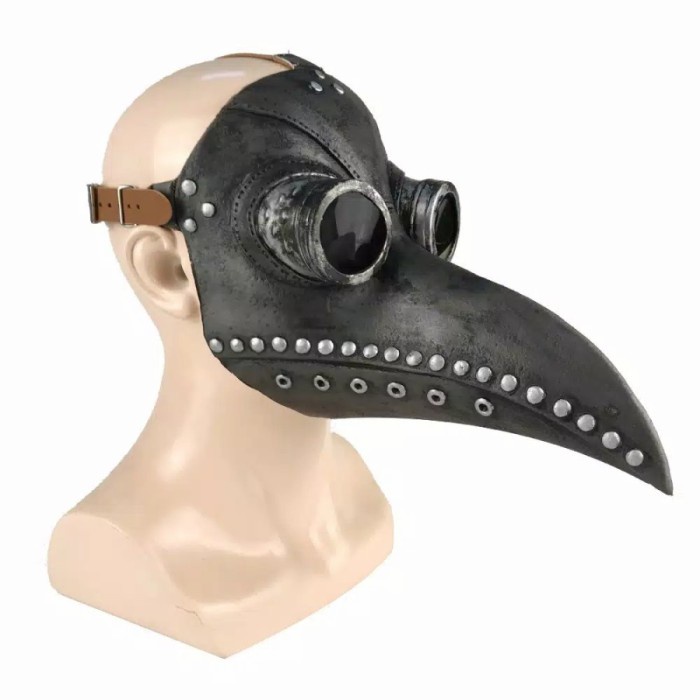 Topeng Burung Latex Plague Bird Doctor Halloween Mask