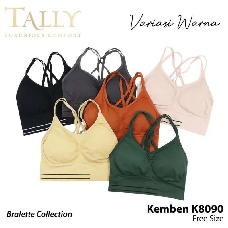 TALLY 8090 Bralette Polos Bahan Rajut