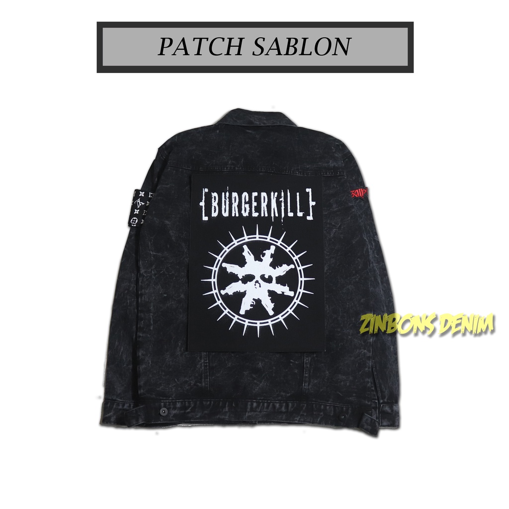 BACKPATCH SABLON EMBLEM MUSIK PATCH BESAR EMBLEM PATCH PATCH PATCH PUNK