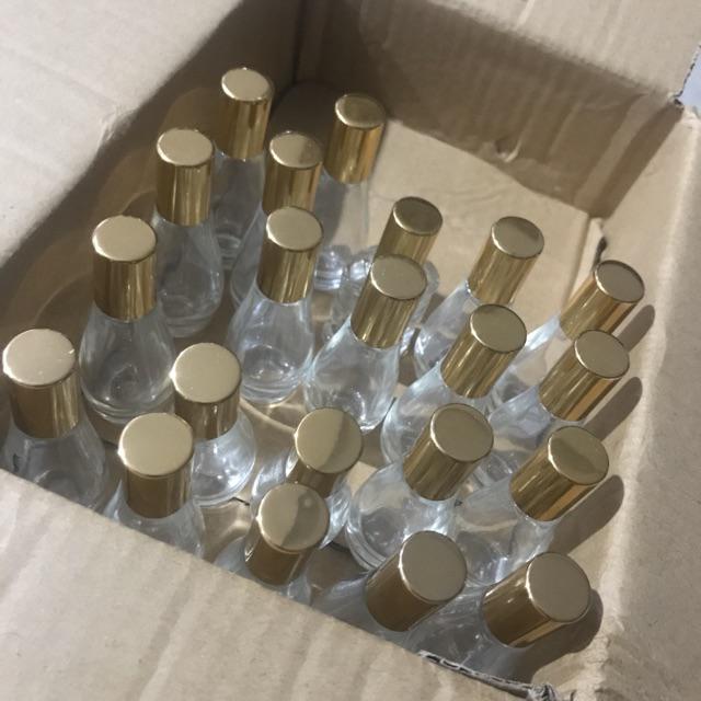 Botol Rollon Oval Kaca Clear Dan Doff Kemasan Botol Kaca Perfume Isi Ulang Minyak Wangi Aromatherapy
