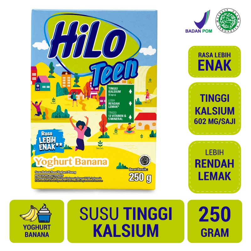 HILO TEEN YOGURT BANANA 250GR