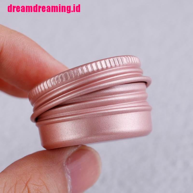 10pcs Pot Jar Kosong Bahan Aluminum Untuk Krim Wajah