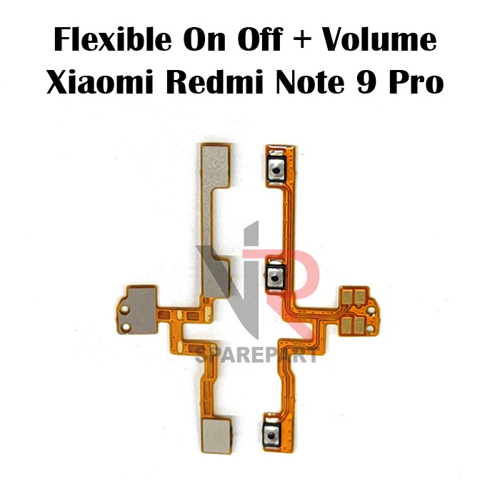 FLEXIBLE ON OFF XIAOMI REDMI NOTE 9 PRO ON OFF ON OFF + VOLUME