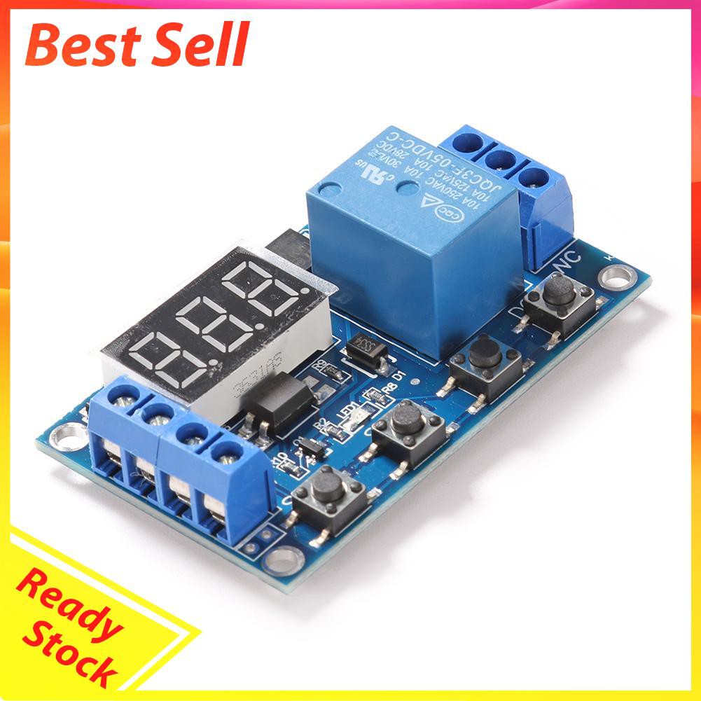 Modul Relay Kontrol Timer Delay 1 Arah Dc 6-30v