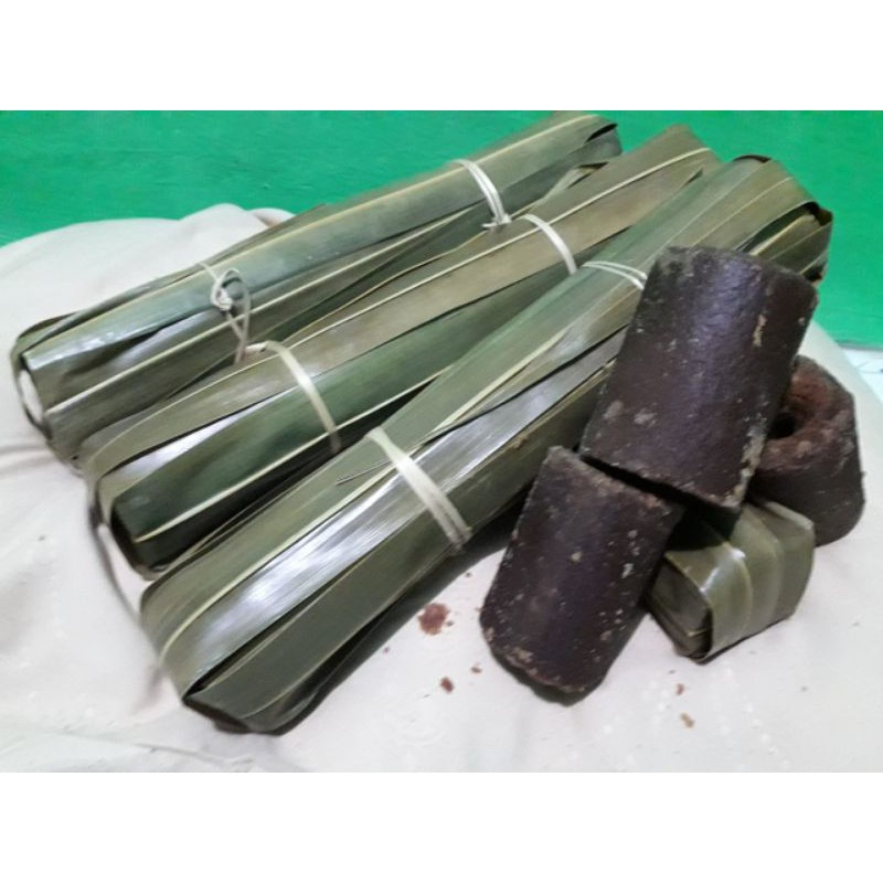 

GULA AREN ASLI 100% LONJOR BUNGKUS DAUN_ gula aren cianjur_palm sugar