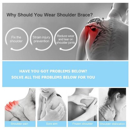 Penyangga Pelindung Bahu Tetap Tegak Kuat-1