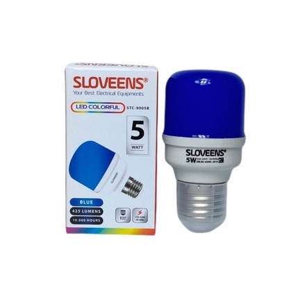 Sloveens LED Colorfull Lampu LED Warna 5 Watt