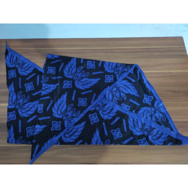 Ikat kepala lomar baduy batik wana biru ukuran 150cm-1