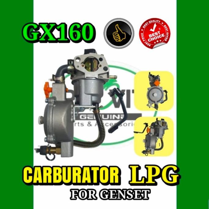 GX160 CARBURATOR GENSET BAHAN BAKAR GAS LPG