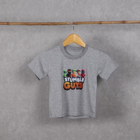 Jeco fashion tshirt anak Stumble Guys (print)