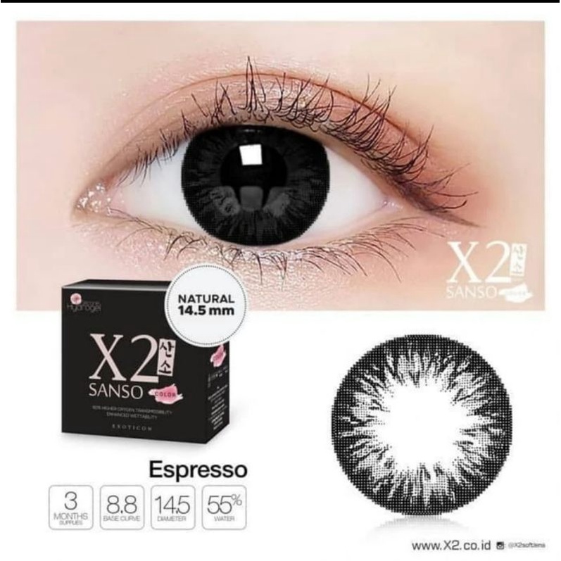 Softlens X2 Sanso black new/soflens x2 sanso black