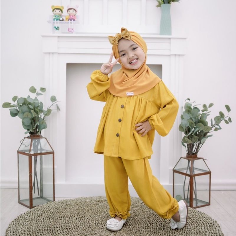 COD ONE SET ANAK SETELAN ANAK CRINKLE PREMIUM
