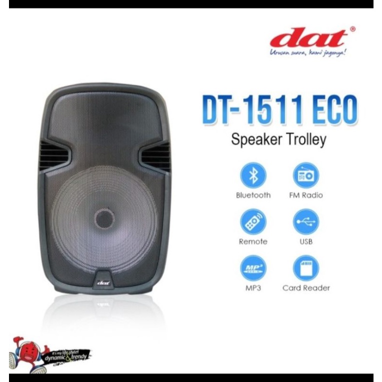 Speaker Trolley Portable DAT DT-1511 ECO (DAT 1511)