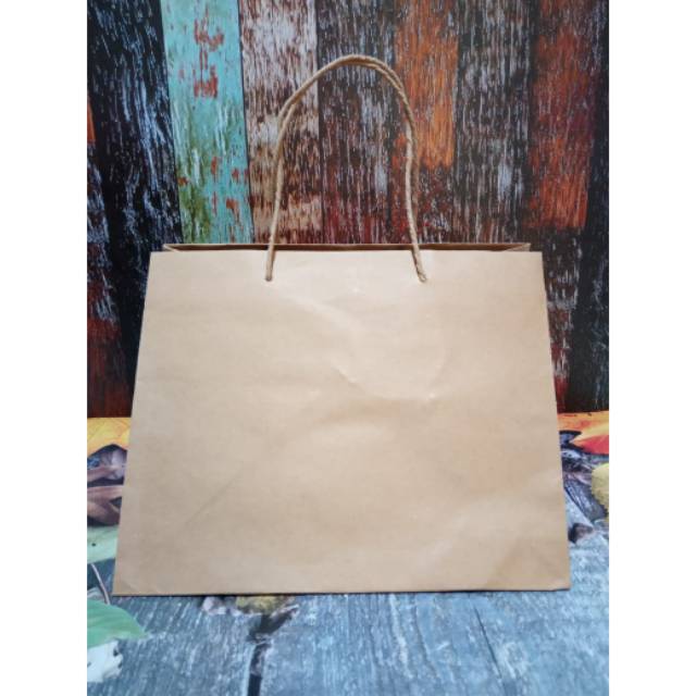 

Paperbag 28-28-23cm @10pcs free hangtag thank you