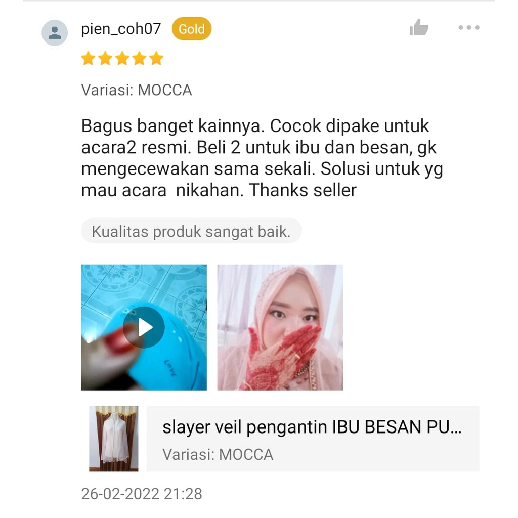 Slayer pengantin IBU BESAN / hijab pengantin / veil pengantin / veil pengantin hijab / selendang pengantin