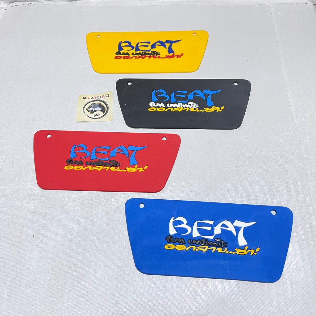 Thailand Mud Flap Penahan Lumpur Motor Honda Beat karbu Carbu - Asli thailand