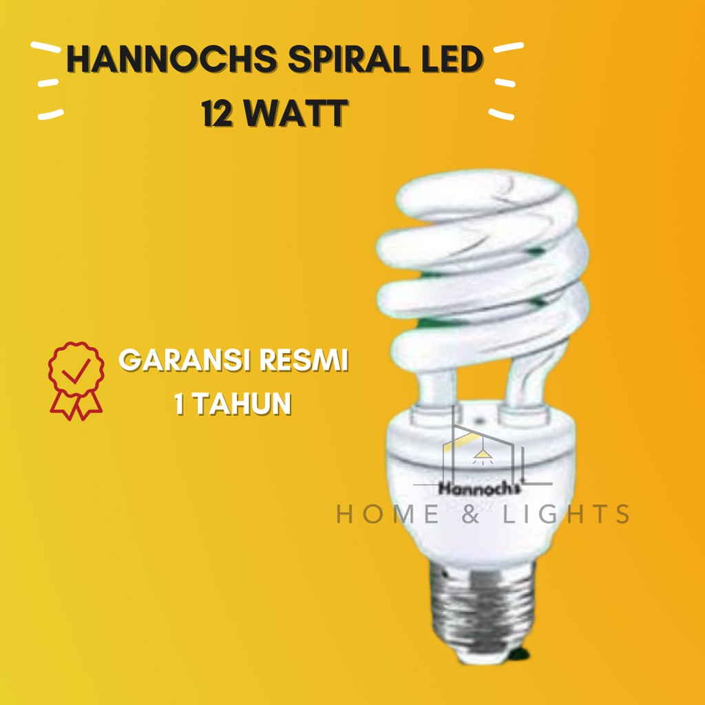 Lampu Hannochs Spiral 12 Watt