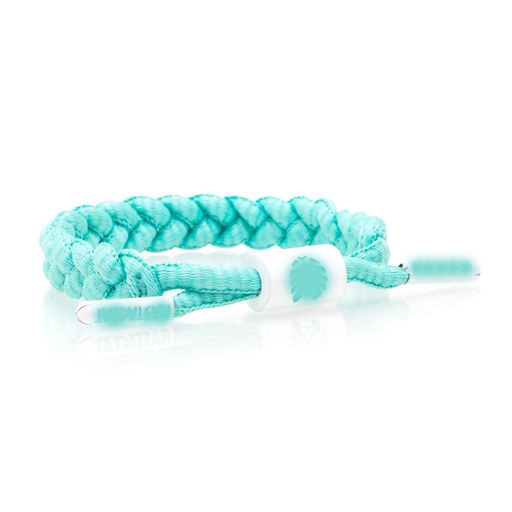 SHOELACES BRACELET KAIN PRIA - LIMITED N VARIANT SILVER SOX AQUA