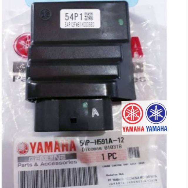 Ecu - ecm - cdi yamaha xride kode part 54P-H591A-12 asli Yamaha Genuine Part YGP