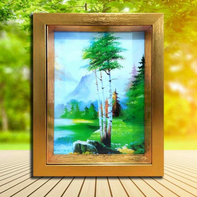 

Bingkai 3D( 30Cmx30Cm) Kaca Polos Rongga Tengah 5Cm.Bahan Fiber