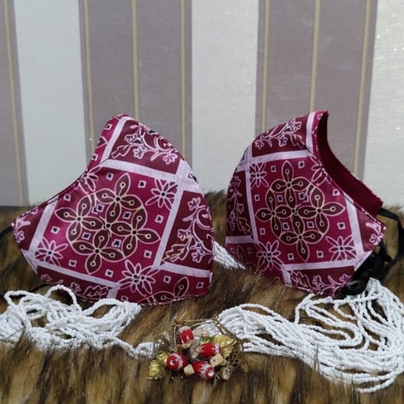 Masker Batik Bhayangkari | Masker Kain Bhayangkari | Masker Bhayangkari | Masker Bhayangkari Hijab |