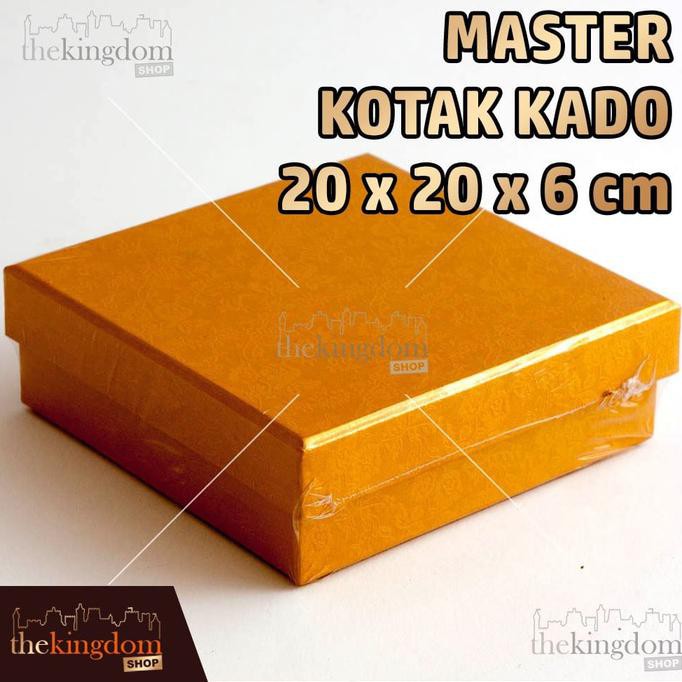 

Master Kotak Kado Ukuran 20X20X6Cm / 20 X 20 X 6 Cm / Box