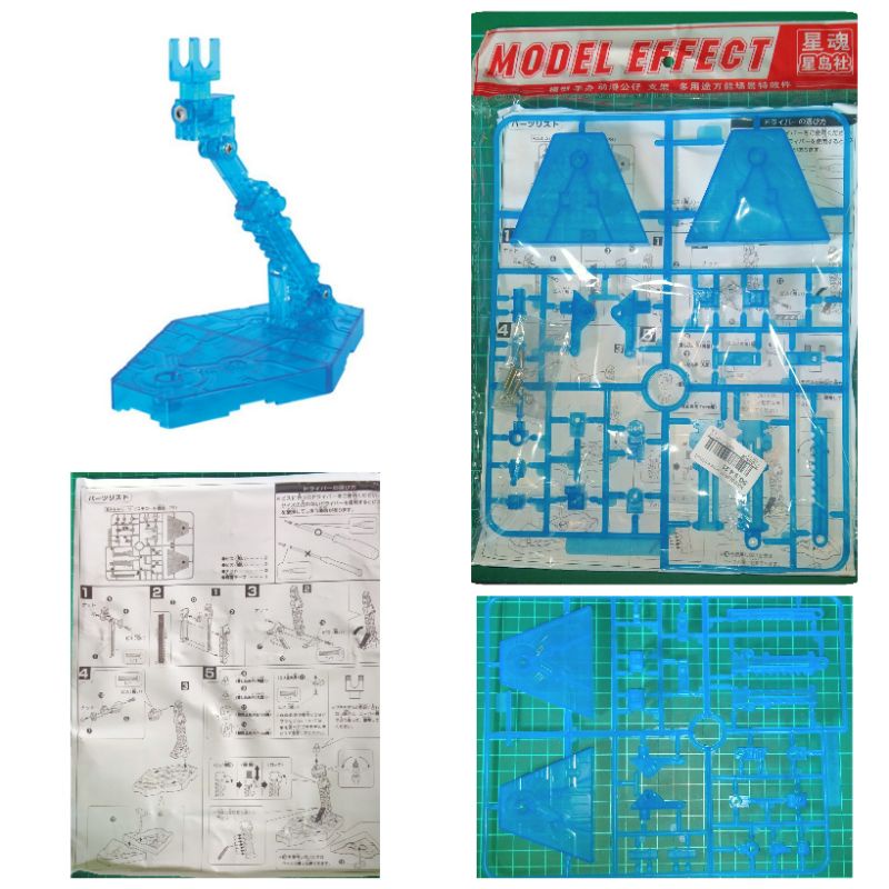 Stand base Action Figure Gundam MG HG RG SD blue Action base stand base Gundam  model effect