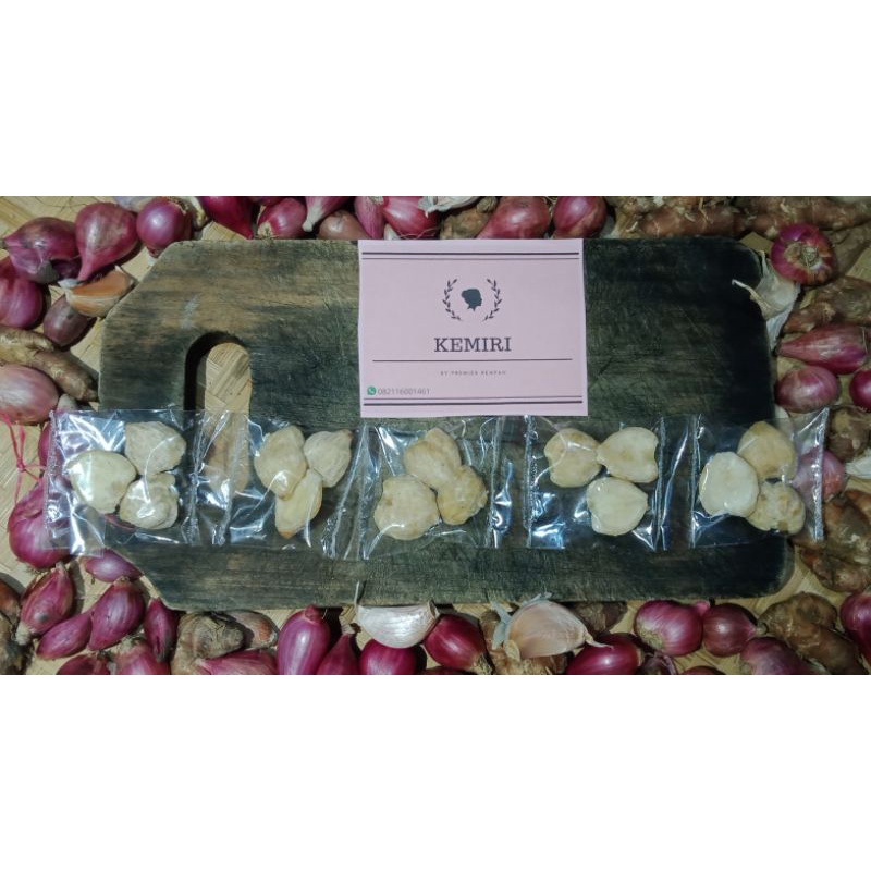 

KEMIRI/MUNCANG bumbu masak. RENCENGAN/RENTENGAN HARGA TERMURAH