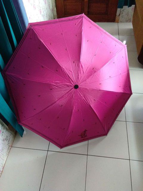 Payung Lipat 4 Karakter Motif Boat / Perahu Anti Uv Merk Osaka Bw-022