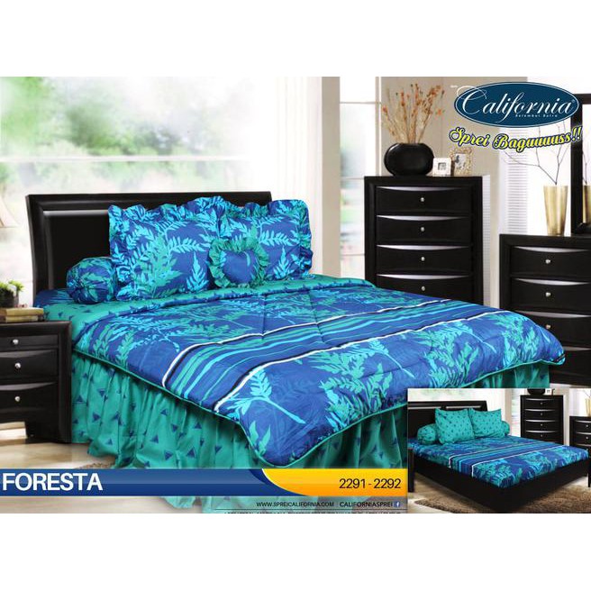 Bedcover California 180 X 200 Foresta ( King Size )