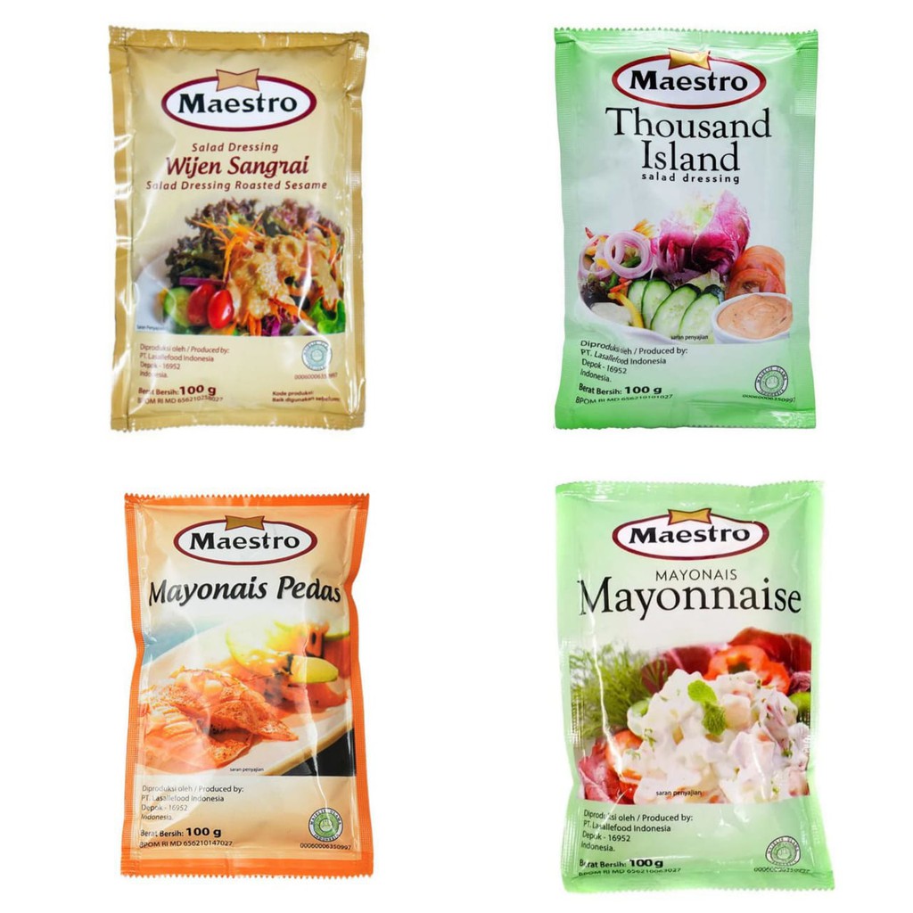 

maestro mayonese sachet 100gr