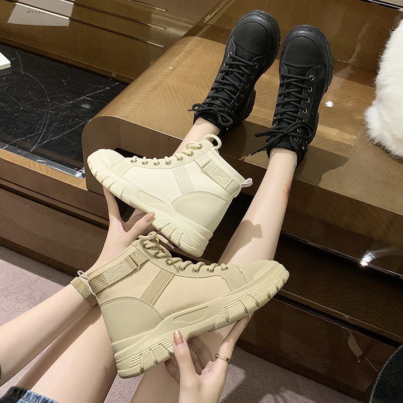 Kano style Sepatu boots import Sepatu Wanita 2022 Sepatu Bot Pendek Korea Sepatu Bot Wanita Atasan Tinggi