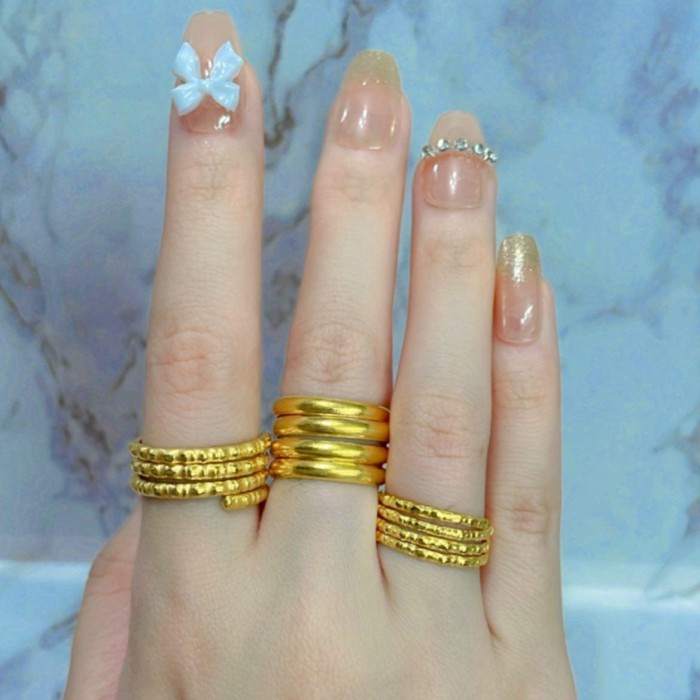 Cincin lilit mekah 24 karat asli. Emas Murni. Cincin Kawin. wedding - by Chat Tokoped, 5