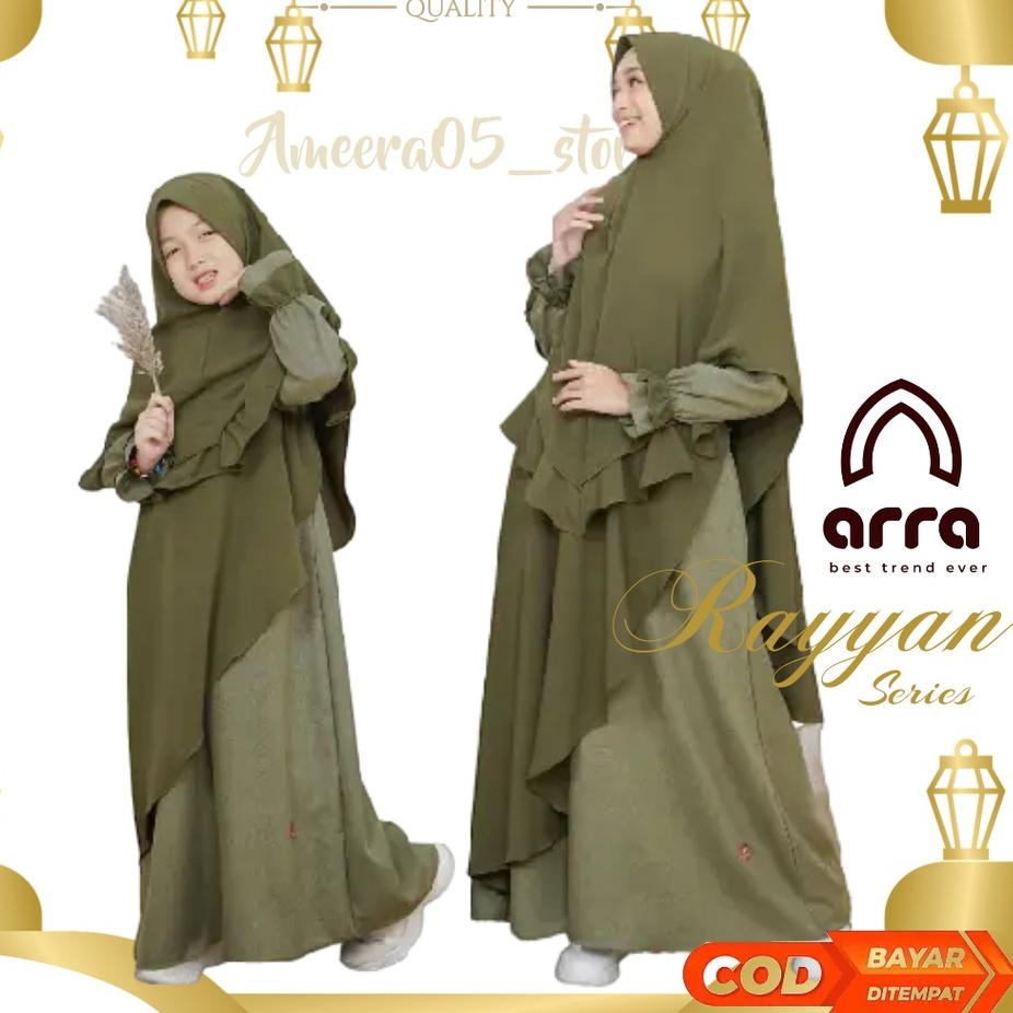 『MALL』 Gamis Couple Premium By ARRA Ibu Dan Anak Series Rayyan  Busana Muslim Terbaru 1 