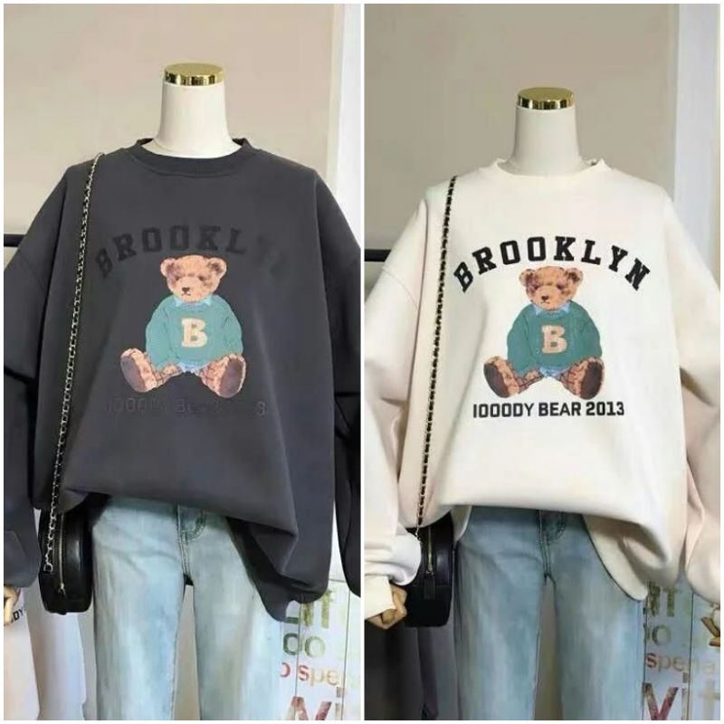 Sweater bernard lucu/sweater remaja cewek/sweater beruang kutub lucu