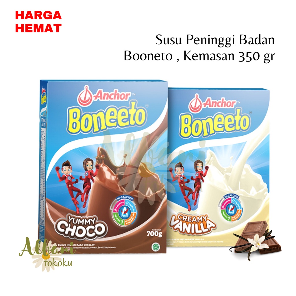 

Boneeto - Susu Pertumbuhan Kemasan Box 350 gr - Susu Boneeto Tinggi Kalsium - Susu Bubuk