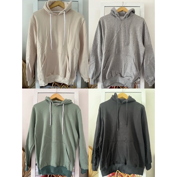 JAKET HODIE SWEATER OVER SIZE TEBAL