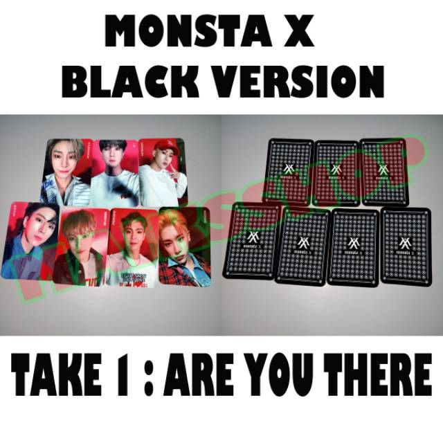 Monsta X Take 1 Are You There Photocard Kpop