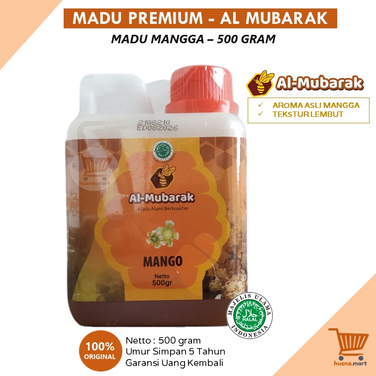 Madu Manggo / Mangga Al Mubarak kemasan 500 gram Asli Murni